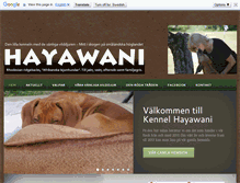 Tablet Screenshot of hayawani.nu